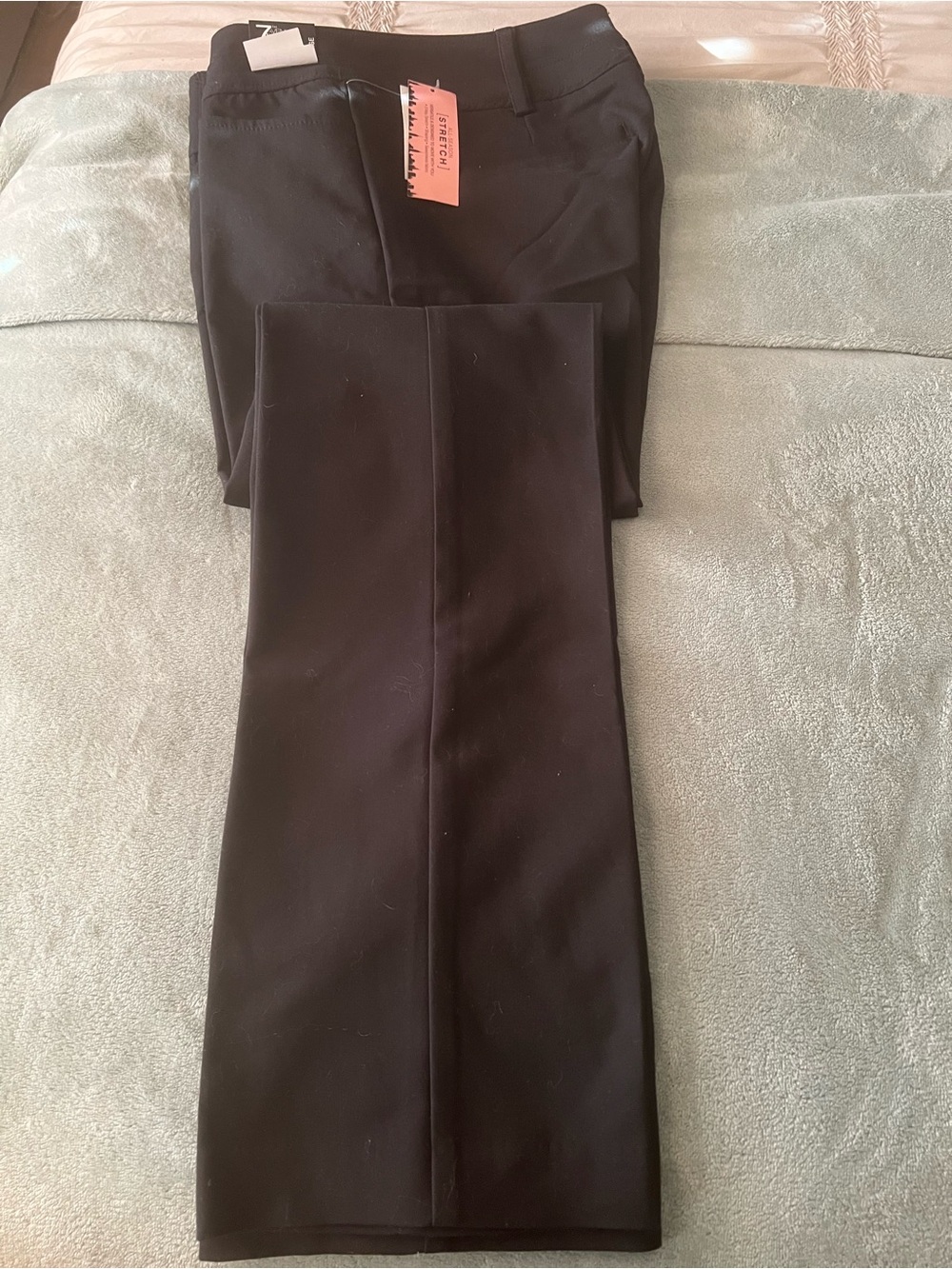 New York & Company Black Ponte Knit Dress Pants